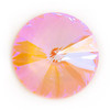 Krakovski Crystal Rivoli 12mm JUICY PEACH Delite Fireglow