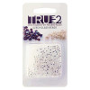TRUE 2mm Firepolish Czech Glass Beads FINE SILVER PLATED