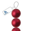 Preciosa Maxima 8mm Round BORDEAUX Pearls