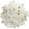 Preciosa Crystal 4mm Bicone Beads WHITE OPAL AB