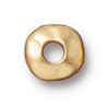 TierraCast HEISHI-Nugget Spacer 7mm w/2mm Hole-Gold Plated