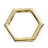 Frame Link HONEYCOMB CONNECTOR 11x10mm Gold Plated