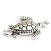 Link TURTLE CONNECTOR Antique Silver Plated