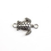 Link TURTLE CONNECTOR 21x15mm Antique Silver Plated