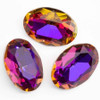 Krakovski Crystal Oval Stone 10x14mm VIOLET BLUE