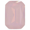 Krakovski Crystal Octagon Stone 10x14mm ROSE OPAL