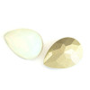 Krakovski Crystal Tear Drop WHITE OPAL