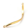 Link TWIST CONNECTOR 42x2mm Gold Plated Stainless Steel