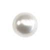 Krakovski Crystal Round Pearls 4mm WHITE