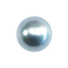 Krakovski Crystal Round Pearls 8mm LIGHT BLUE