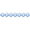 Preciosa Crystal Bicone Beads 4mm LIGHT SAPPHIRE