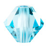 Preciosa Crystal Bicone Beads 4mm AQUA BOHEMICA 1