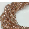 Chinese Crystal Rondelle Beads CRYSTAL COPPER