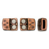 REGALIZ Checkerboard Magnetic Clasp Antique Copper Plated