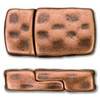 REGALIZ Checkerboard Magnetic Clasp Set Antique Copper Plated