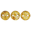 2-Hole Lentil Beads 6mm CRYSTAL PICASSO