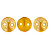 2-Hole Lentil Beads 6mm LEMON CELSIAN