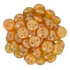 2-Hole Lentil Beads 6mm CzechMates HALO SANDALWOOD