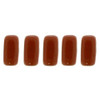 2-Hole Brick Beads CzechMates UMBER