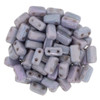 2-Hole Brick Beads 6x3mm CzechMates LUSTER OPAQUE AMETHYST