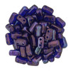 2-Hole Brick Beads 6x3mm CzechMates COBALT VEGA