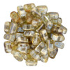 2-Hole Brick Beads 6x3mm CzechMates ALEXANDRITE CELSIAN