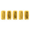2-Hole Brick Beads CzechMates 24K GOLD PLATED