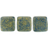 2-Hole TILE Beads 6mm PACIFICA POPPY SEED