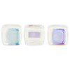 2-Hole TILE Beads 6mm CRYSTAL AB
