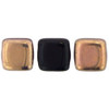 2-Hole TILE Beads 6mm APOLLO JET