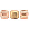 2-Hole TILE Beads 6mm APOLLO GOLD