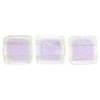 2-Hole TILE Beads 6mm CHROMATIC ORCHID AQUA IRREGULAR FINISH