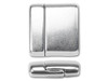 REGALIZ Large Magnetic Clasp Set 22x23mm Antique Silver Plated