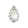 Preciosa Crystal Teardrop Pendant 9x15mm ARGENT FLARE