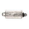 Elegant Elements Clasp PUSH-PULL 1-Strand 12x6mm Rhodium Plated