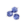 Preciosa Crystal Faceted Round Bead 3mm TANZANITE