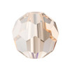 Preciosa Crystal Faceted Round Bead 3mm LABRADOR HALFCOAT glass crystal beads