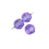 Preciosa Crystal Faceted Round Bead 3mm VIOLET