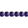 Preciosa Crystal Faceted Round Bead 5mm TANZANITE