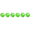 Preciosa Crystal Faceted Round Bead 5mm PERIDOT