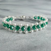 EMERALD 5328 Swarovski Crystal Bicone Beads 6mm EMERALD 5328