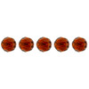 Preciosa Crystal Faceted Round Bead 6mm SMOKE TOPAZ