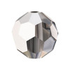 Preciosa Crystal Faceted Round Bead 6mm LABRADOR HALFCOAT silver round bead