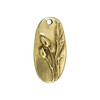 NUNN DESIGN North Cascades Charm Antique Gold Plated Pewter