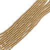 Krakovski Crystal Round Pearls 4mm BLOND VENUS beads strand of 100