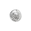NUNN DESIGN Guadalupe Charm Antique Silver Plated Pewter