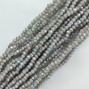 Chinese Crystal Rondelle Beads 3x2mm MOON MIST RAINBOW