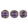 Czech Glass Melon Beads LUSTER IRIS TANZANITE