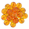 Czech Glass DRUK Beads 8mm Round SUNSHINE DUST