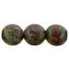 Czech Glass DRUK Beads Round OPAQUE RED PICASSO